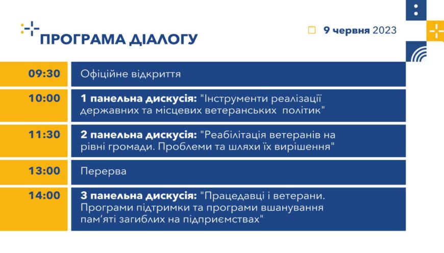 Хто виступатиме на Всеукраїнському діалозі: громади-ветеранам? (програма, спікери)